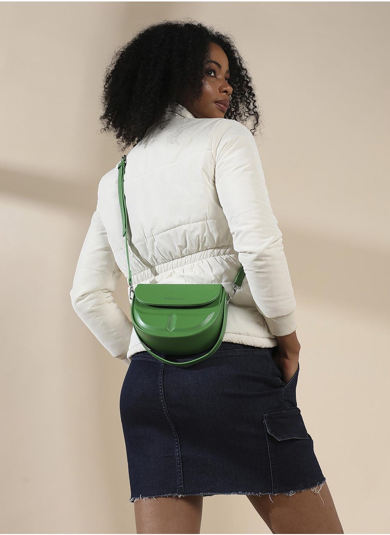 Haute Sauce - Structured Curve Handbag - Green - Image 1