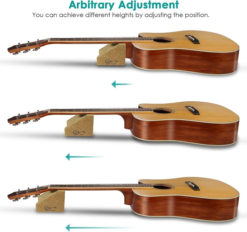 Hricane Guitar Neck Rest,Guitar Neck Support Pillow-Two Angles Guitar Neck Cradle,String Instrument Repair Kit for Guitar Workstation, Ukuleles, Violins, Banjos, Mandolins - Image 4