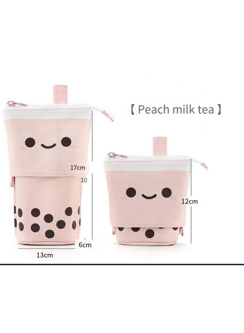 Telescopic pencil case, pen holder, pop-up pencil case, vertical telescopic Transformers bag, vertical storage bag, perfect for holiday and New Year office bags
