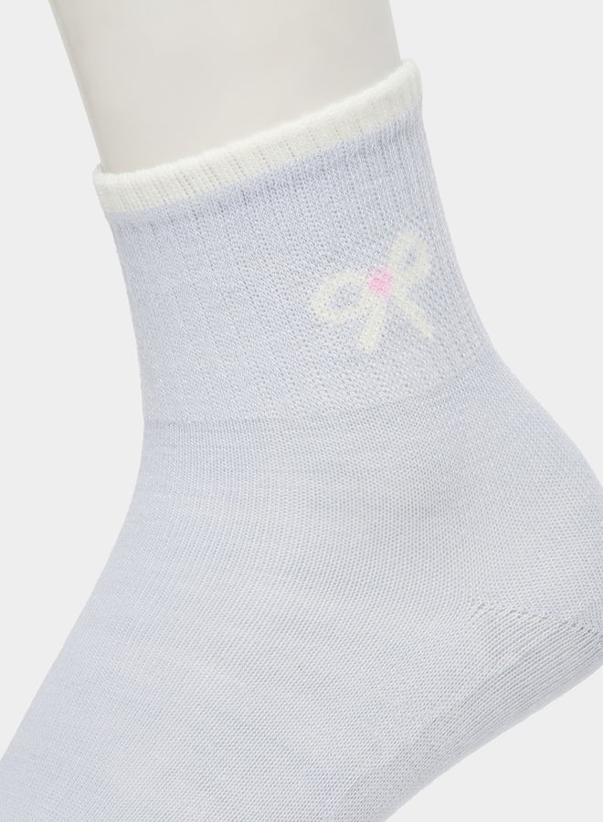 Styli Pack of 5 - Pastel Ankle Socks - Image 3