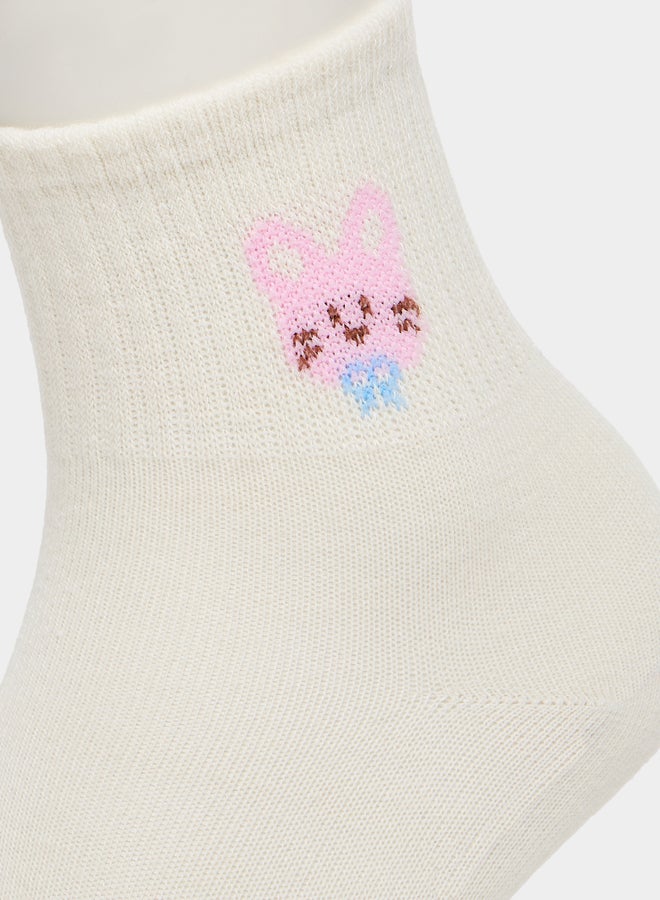 Styli Pack of 5 - Pastel Ankle Socks - Image 5