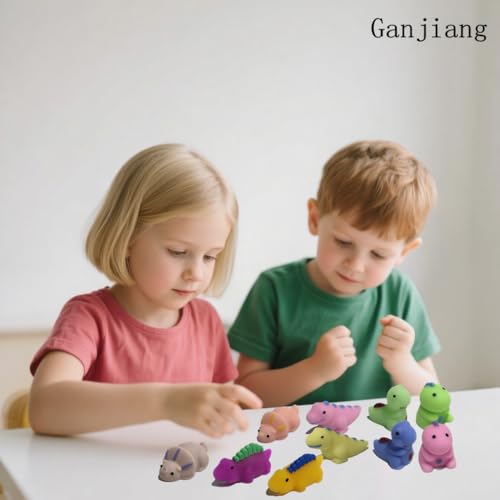 Ganjiang 10pack Dinosaur Mochi Squishy Toys Kids Party Favors Stress Relief Toys - Image 5