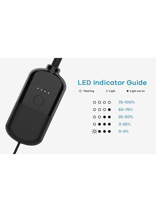 The 8000mAh dangling neck battery is compatible with Meta Quest 3/Oculus Quest 2/Oculas, fast charging VR headsets, portable power banks - Image 5