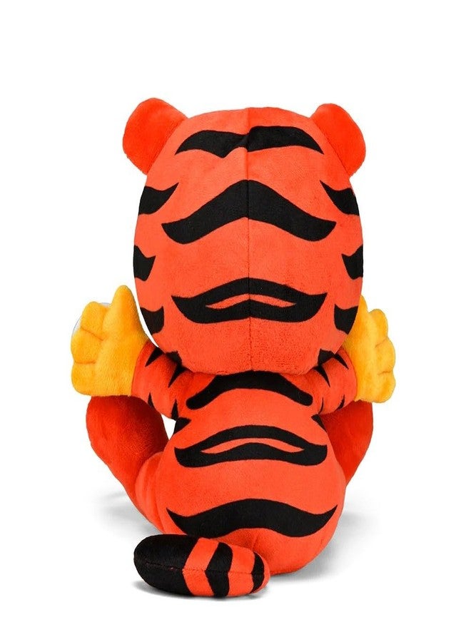 Kidrobot Garfield Year of The Tiger 8"" Plush Window Clinger - Red Edition, Orange - Image 4