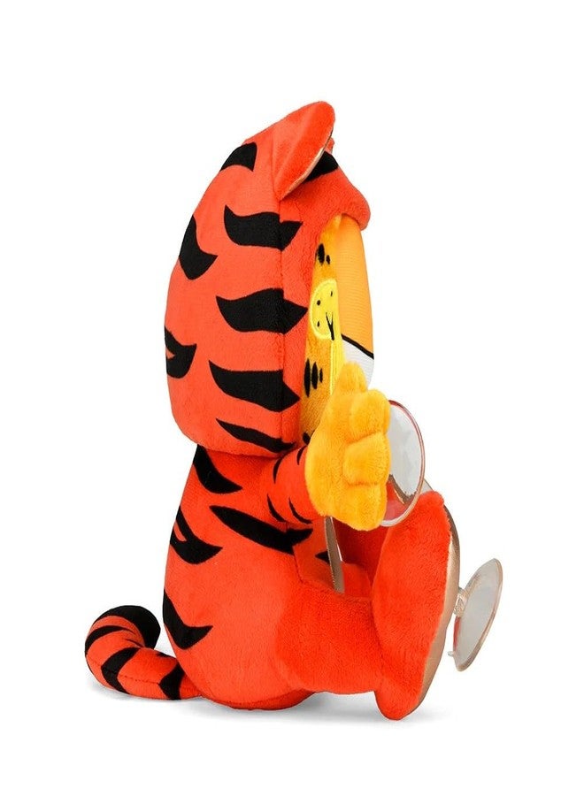 Kidrobot Garfield Year of The Tiger 8"" Plush Window Clinger - Red Edition, Orange - Image 5