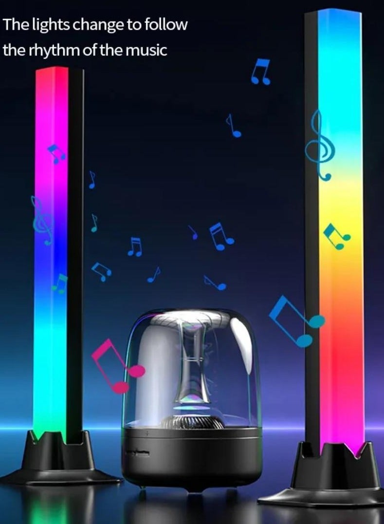 Serenova Entertainment Lighting, 2PCS Ambiance Gaming Lamp Sync with Music, Immersion Light Bar for TV, Room, Living Room - Image 1