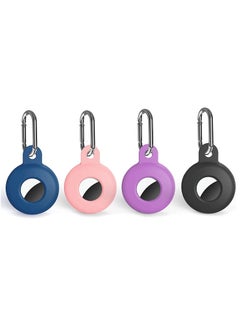 Y&D Case Fit for AirTags Anti-Scratch Protective Skin Cover with Keychain Safety Air Tags Tracking Locator Anti-Lost Tracker Finder Protector (4Pcs) 