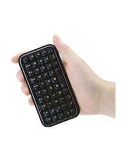 Wireless Keyboard Super Mini, Rechargeable Cordless Bluetooth Keybaord, Silent Compact Small Pocket Travel Keypad, Portable Slim Wireless Keyboard, for Computer Laptop PC Notebook Tablets Smartphones