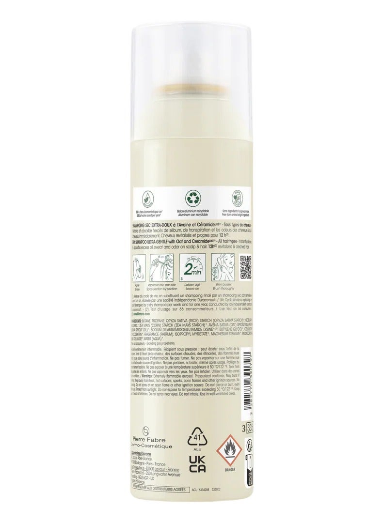 Klorane Oatmeal and Ceramide Dry Shampo for All Hair Types 50ml - Image 2