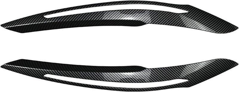 Vuzmode Carbon Look Headlight Eyebrow Stickers for BMW 1 Series