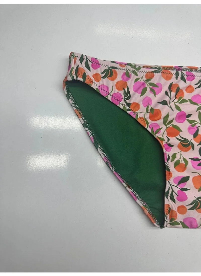 Swana Women's Colorful Patterned Bikini Bottom