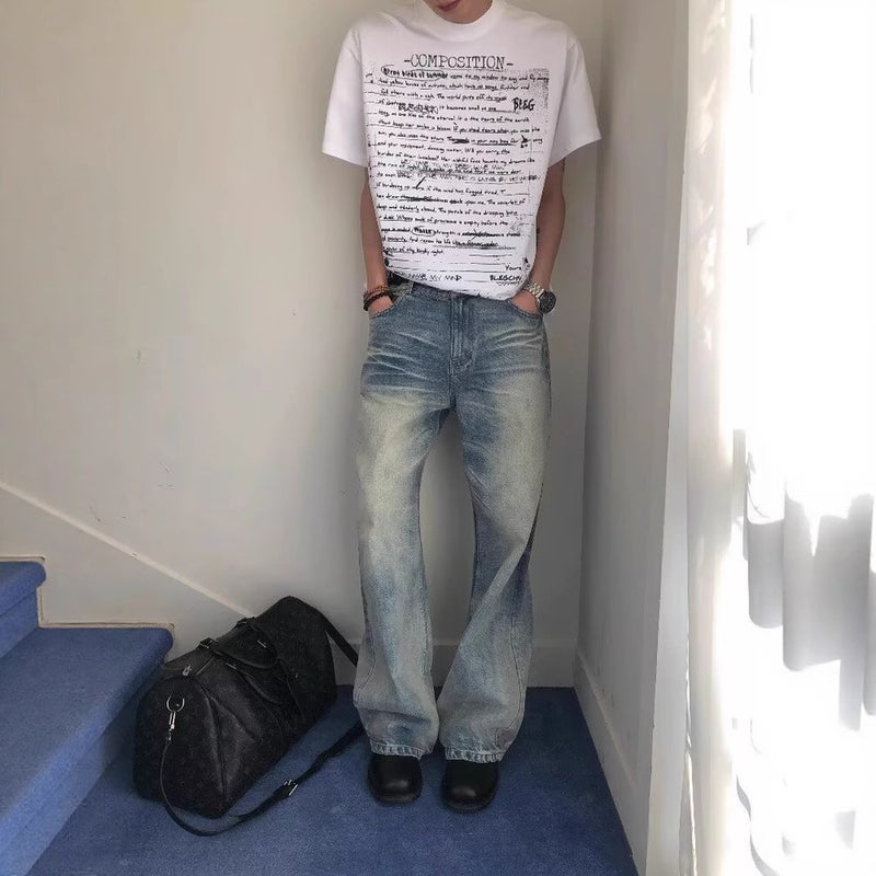 Unisex Casual Daily Denim Jeans - Image 5