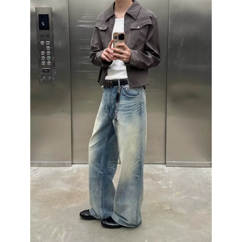 Unisex Casual Daily Denim Jeans - Image 4