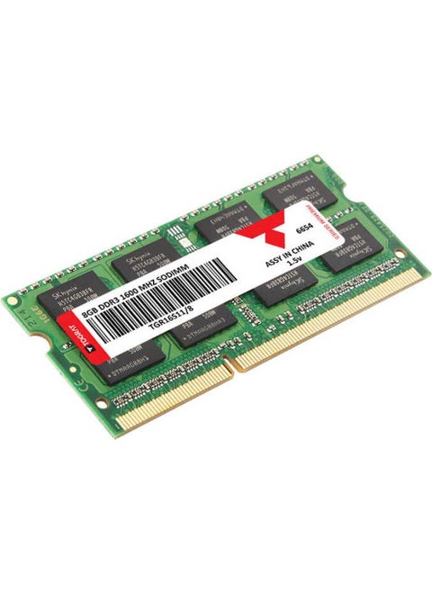 ذاكرة رام لابتوب 8 جيجابايت DDR3 1600 ميغاهرتز - TGR16S11/8 - 1.5 فولت