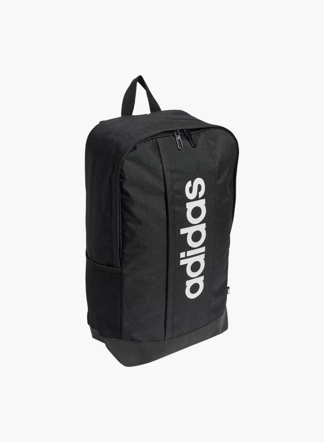 Adidas حقيبة ظهر مدرسية بطباعة شعار مع أحزمة قابلة للتعديل وإغلاق بسحاب - Image 2