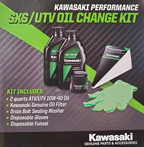 Kawasaki Genuine Oil Change Kit SXSUTV Mule SX 2017Current 999693838 - Image 1