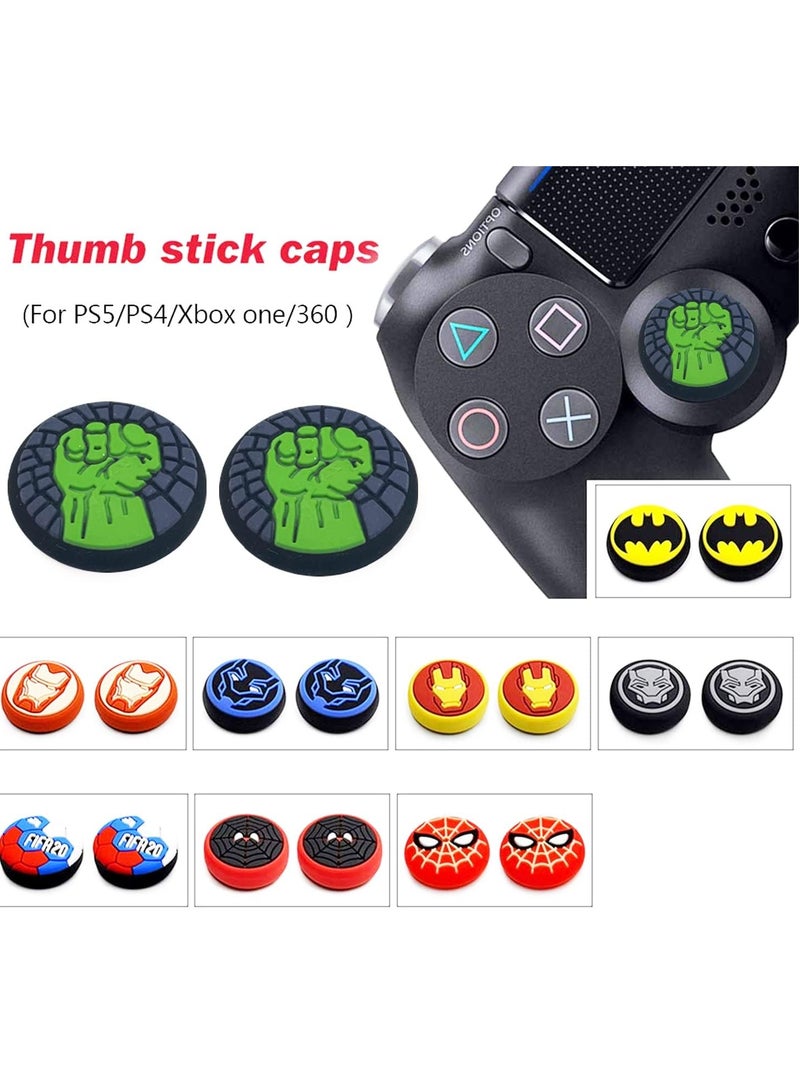 6-Piece Galaxy Thumb Grip Set For PS4/PS5 Controllers ﻿ - Image 5