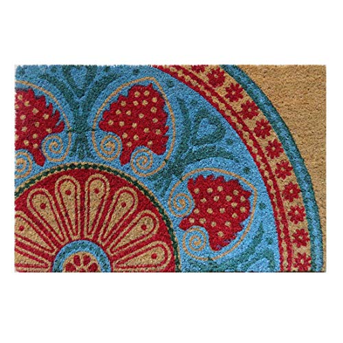 ATMAH Desi Design Coir Door Mat, (40cm X 60Cm) - Image 1