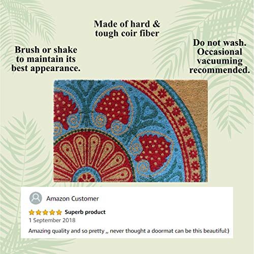 ATMAH Desi Design Coir Door Mat, (40cm X 60Cm) - Image 3