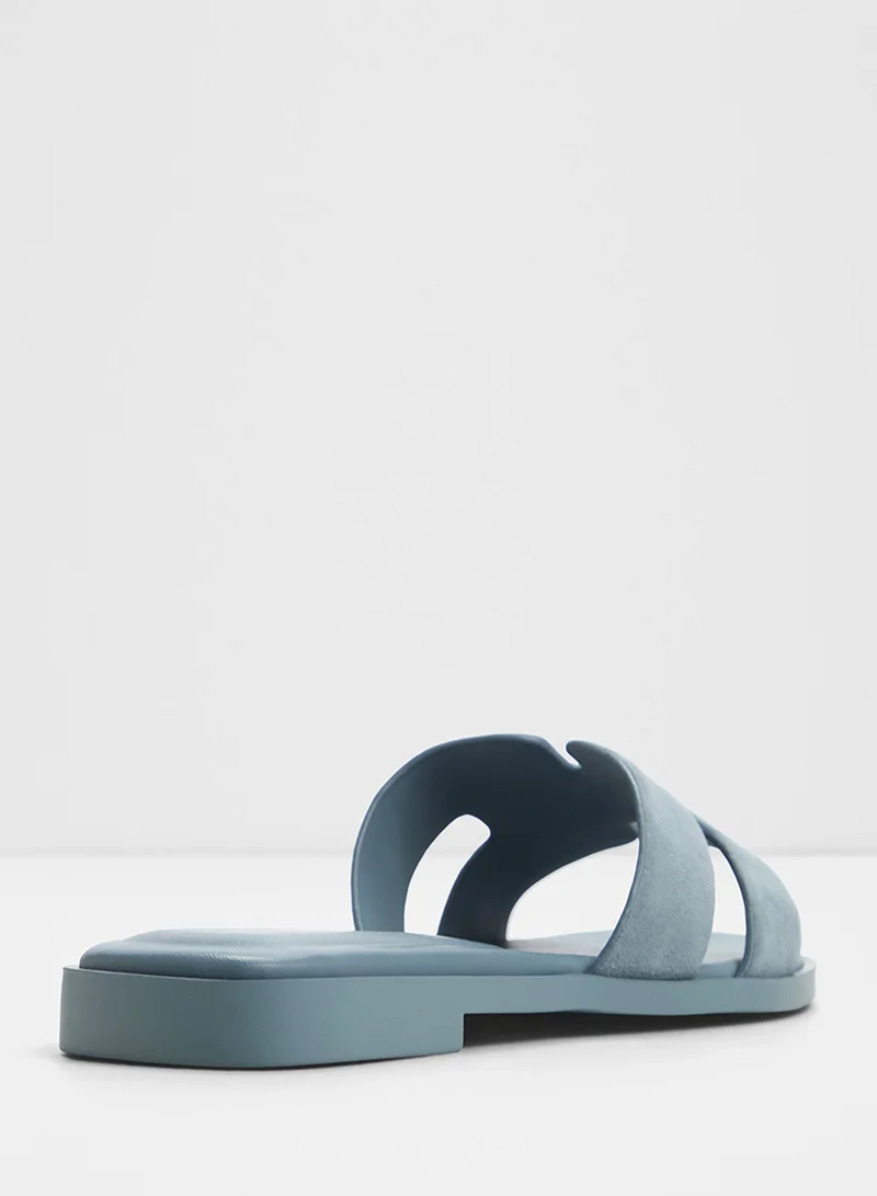الدو Ankle Strap Low Heel Sandals
