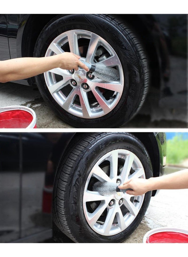 Heyla Car wheel brush, car washing tool for cleaning and washing car wheels - Image 2