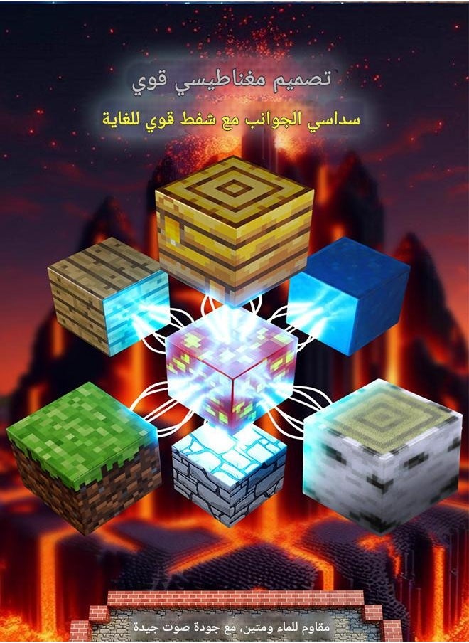 tangs - 54PCS Magnetic Blocks - Build Mine Magnet World Set with Ice World Theme | Magnetic Building Toys for Toddlers | STEM Sensory Outdoor Toys | Non-Toxic & Safe Magnetic Tiles for Boys & Girls Ages 5-7 - Image 1