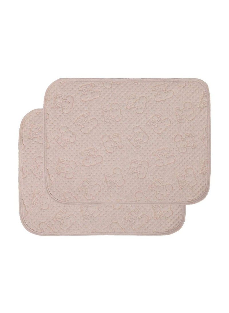 2pcs/Set Waterproof Pad Baby(70x90cm) Baby Diaper Changing Pad Soft Urine Pads Absorbent Blanket Sheet Bed Pads Washable Mattress Change Mat Incontinence Pads for Infant and Adults  - Image 2