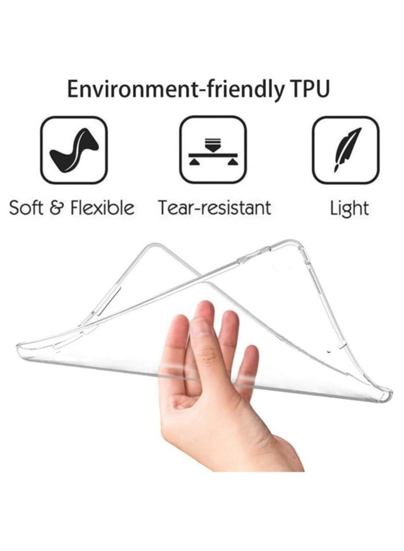Raxoom TPU Crystal Clear Soft Shell Case Cover for iPad Pro 11 inch 2021, 2020, 2018 Back Cover Transparent. - Image 4