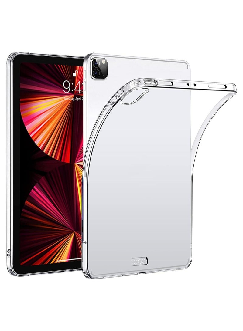 Raxoom TPU Crystal Clear Soft Shell Case Cover for iPad Pro 11 inch 2021, 2020, 2018 Back Cover Transparent. - Image 1