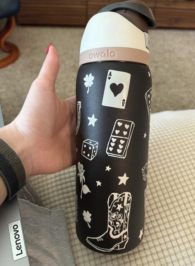 FreeSip Insulated Stainless Steel Water Bottle with Straw for Sports, Travel, and School BPA-Free Sports Water Bottle - Image 3