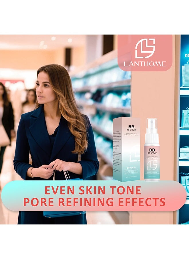 BB spray, delicate waterproof and sweat-proof makeup isolation lazy spray 20ml - Image 5