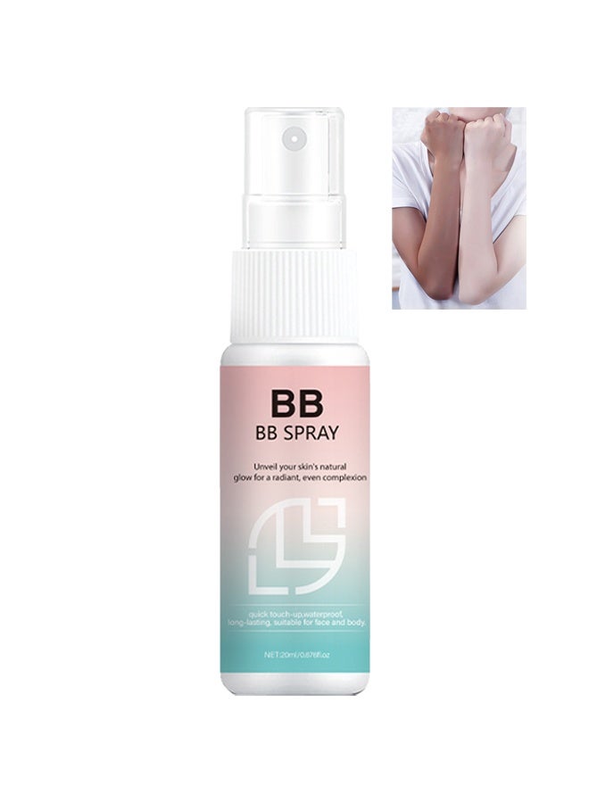 BB spray, delicate waterproof and sweat-proof makeup isolation lazy spray 20ml - Image 1