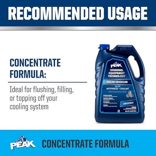 PEAK OET Extended Life Blue Concentrate Antifreeze/Coolant for Asian Vehicles, 1 Gal. - Image 5