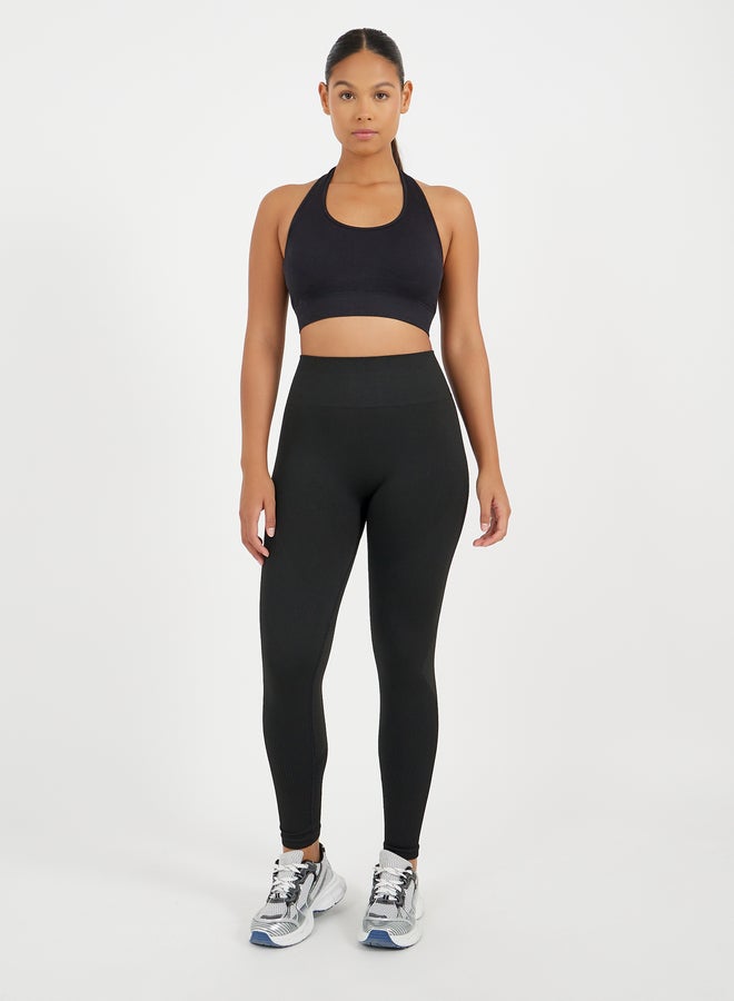 ستايلي اكتيف ليجنز بدون خياطة بخصر عريض - Image 1