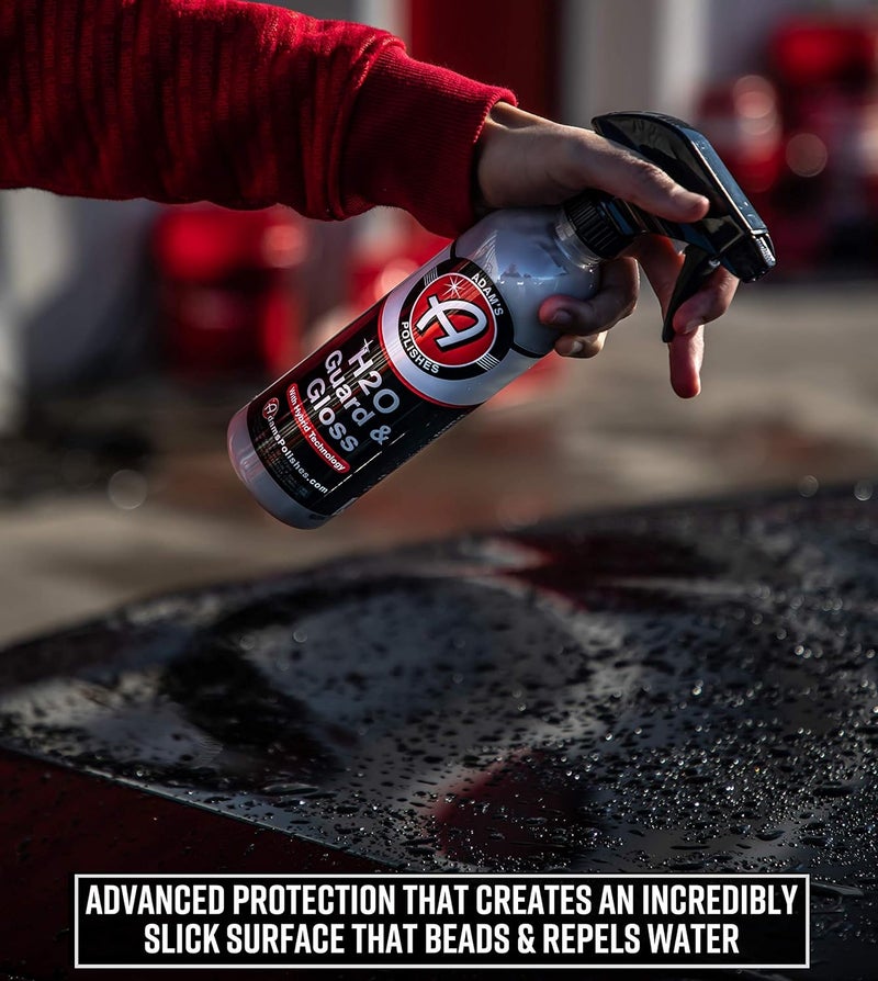 H2O Guard & Gloss (16oz) - Car Detailing Hybrid Top Coat Silica Sealant, Car Wax & Polish Quick Detailer | After Car Wash Seals, Shines, and Protects All Exterior Surfaces - Image 1
