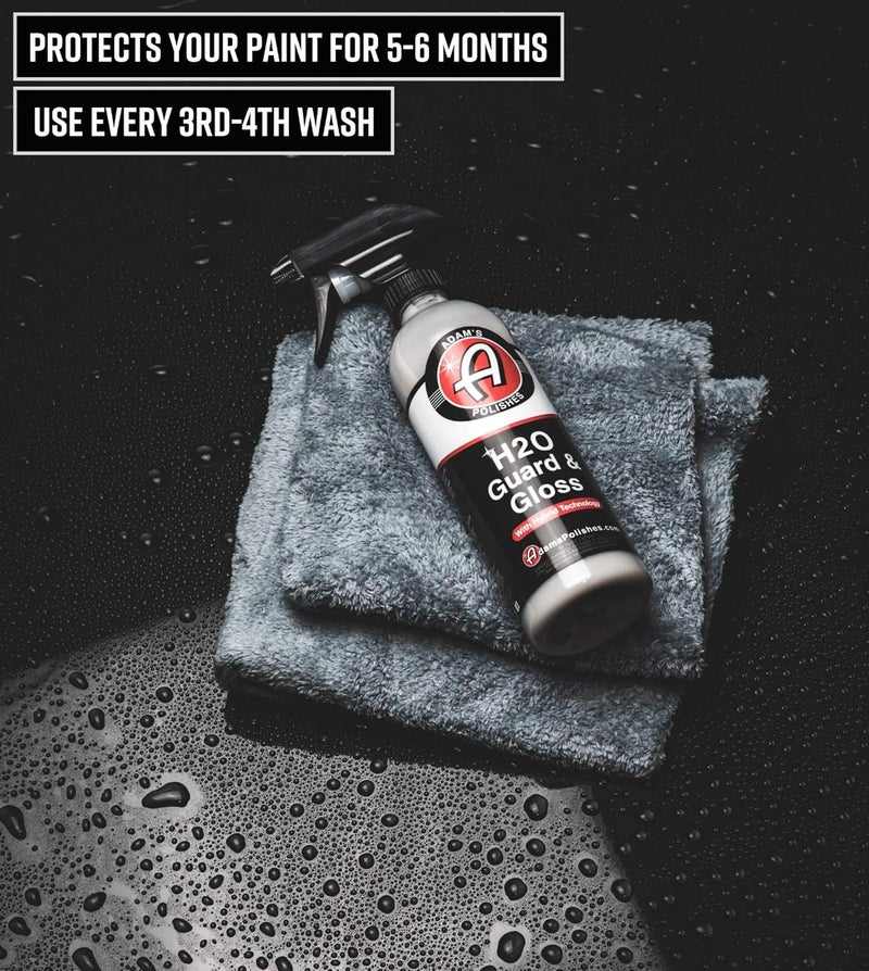 H2O Guard & Gloss (16oz) - Car Detailing Hybrid Top Coat Silica Sealant, Car Wax & Polish Quick Detailer | After Car Wash Seals, Shines, and Protects All Exterior Surfaces - Image 3