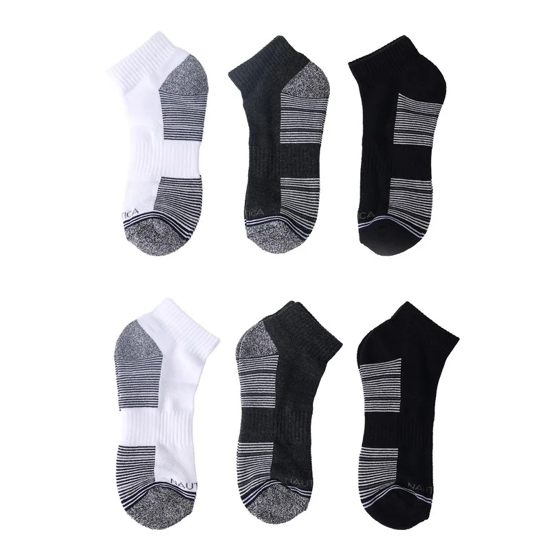 NAUTICA Nautica Men's 6 Pairs Quarter Socks
