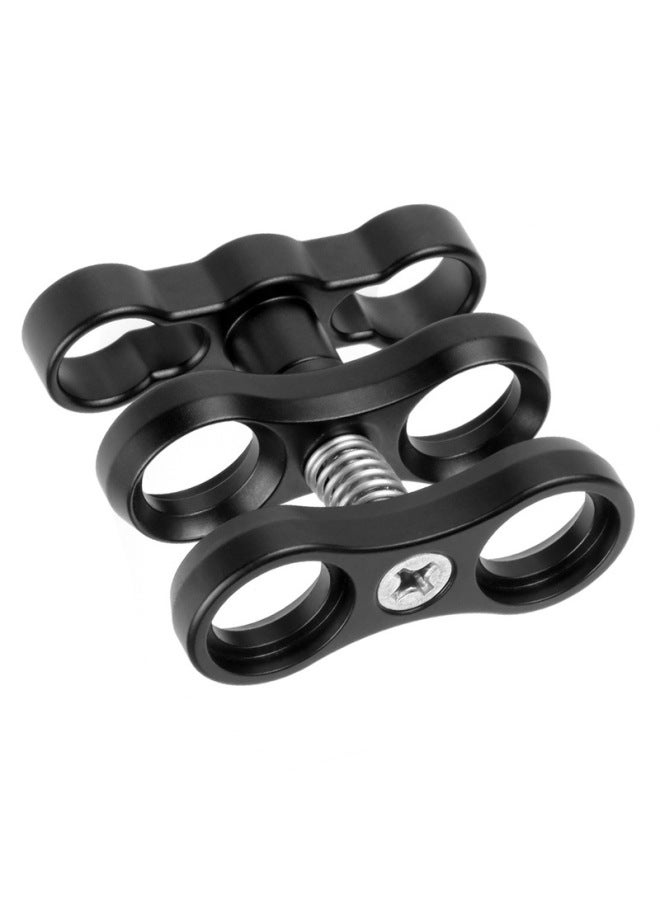 Diving Photography Equipment Double Handheld Bracket Ball Head Buoyancy Arm Lamp Arm Suit Underwater Camera Ball Head Clip Bracket-Color:Suit One  - Image 4