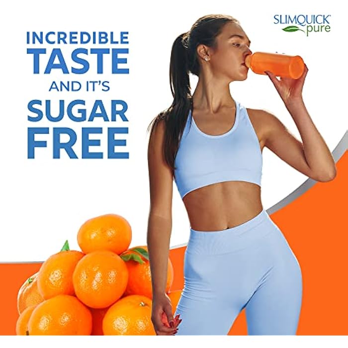 SlimQuick Extra Strength Weight Management Drink Mix for Women, Tangerine - Helps Metabolism, Keeps Full for Longer with Green Tea, Caffine, Chaste Tree, Rhodiola Extract - 26 Count - Image 5