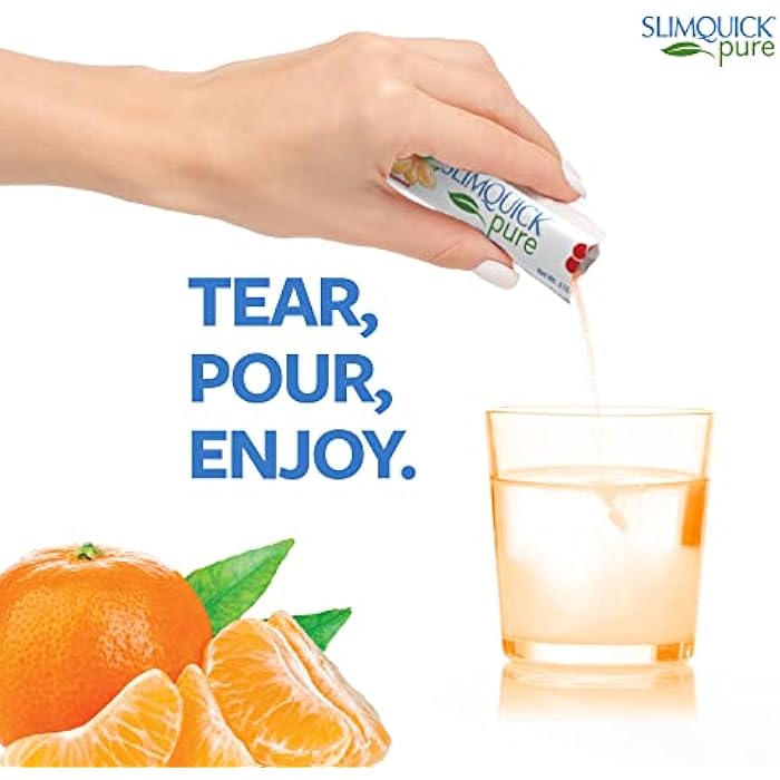 SlimQuick Extra Strength Weight Management Drink Mix for Women, Tangerine - Helps Metabolism, Keeps Full for Longer with Green Tea, Caffine, Chaste Tree, Rhodiola Extract - 26 Count - Image 4