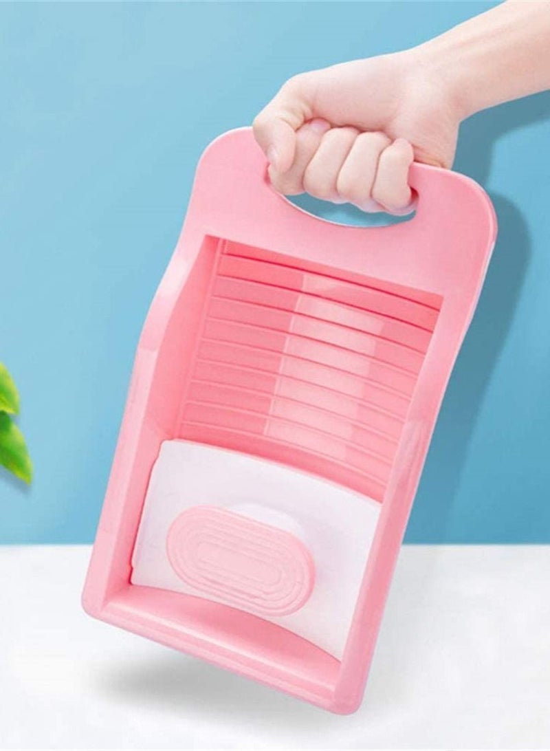 Y&D Clothes Washing Board, Mini Washboard Plastic Laundry Scrubbing Board Underwear Tool for Home Room - Image 2