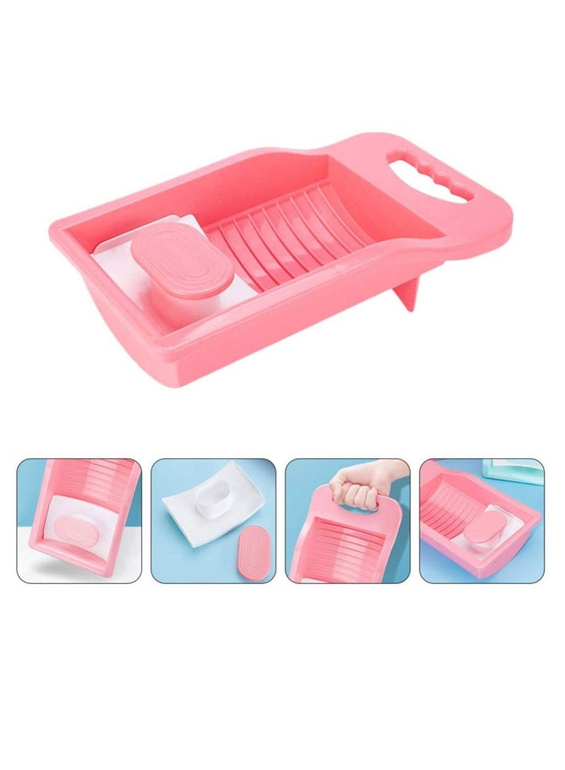 Y&D Clothes Washing Board, Mini Washboard Plastic Laundry Scrubbing Board Underwear Tool for Home Room - Image 5