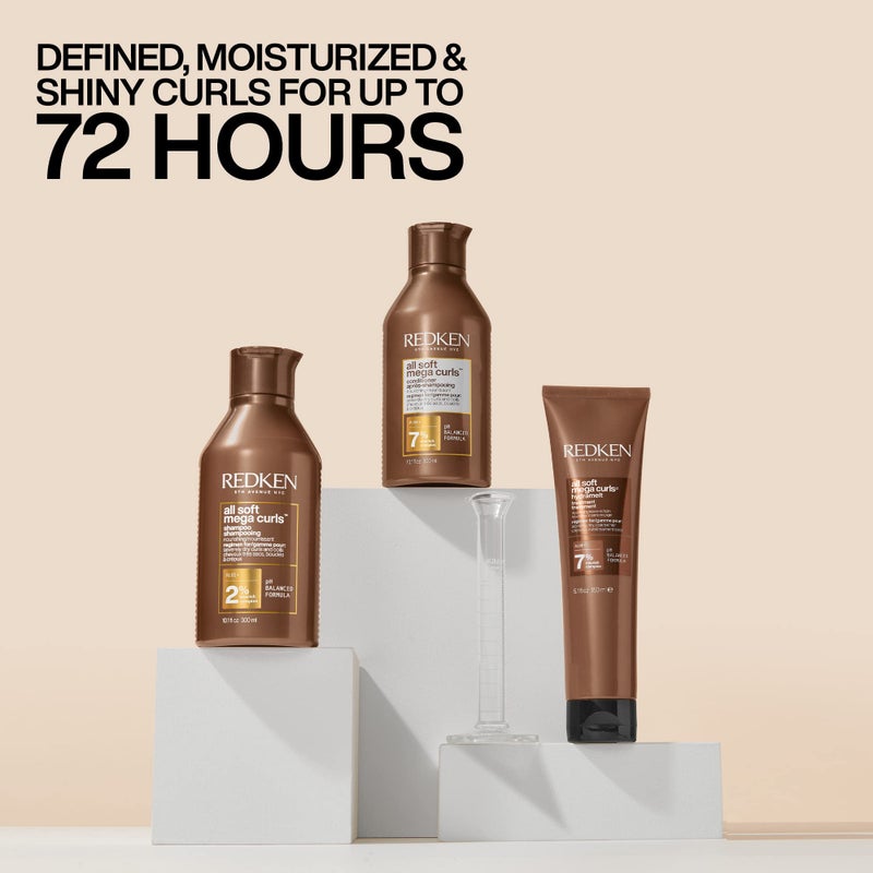 Redken All Soft Mega Curls Conditioner | For Extremely Dry Hair | For Curly & Coily Hair | Nourishes & Softens Severely Dry Hair | With Aloe Vera | 33.8 Fl Oz - Image 5