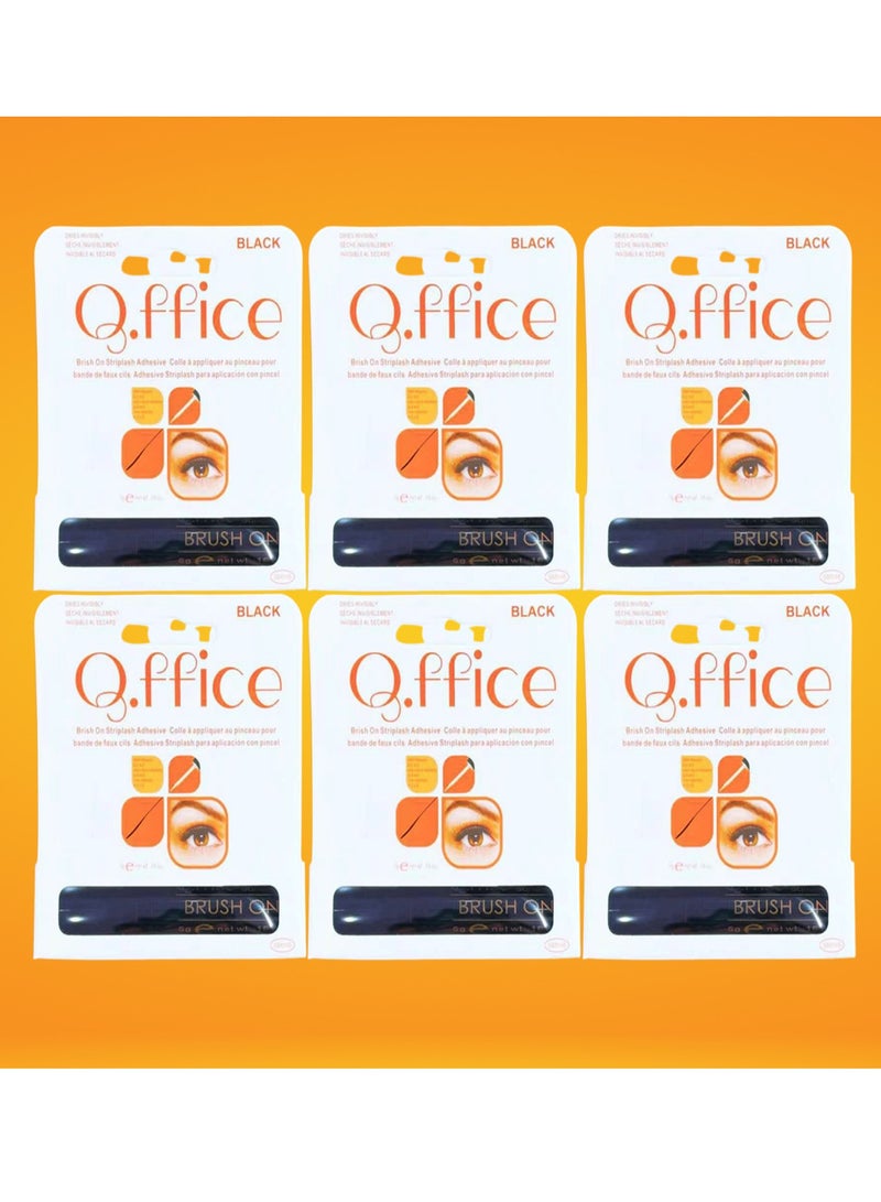 Office 6 Pieces Eyelash Glue Black 6g - Image 1