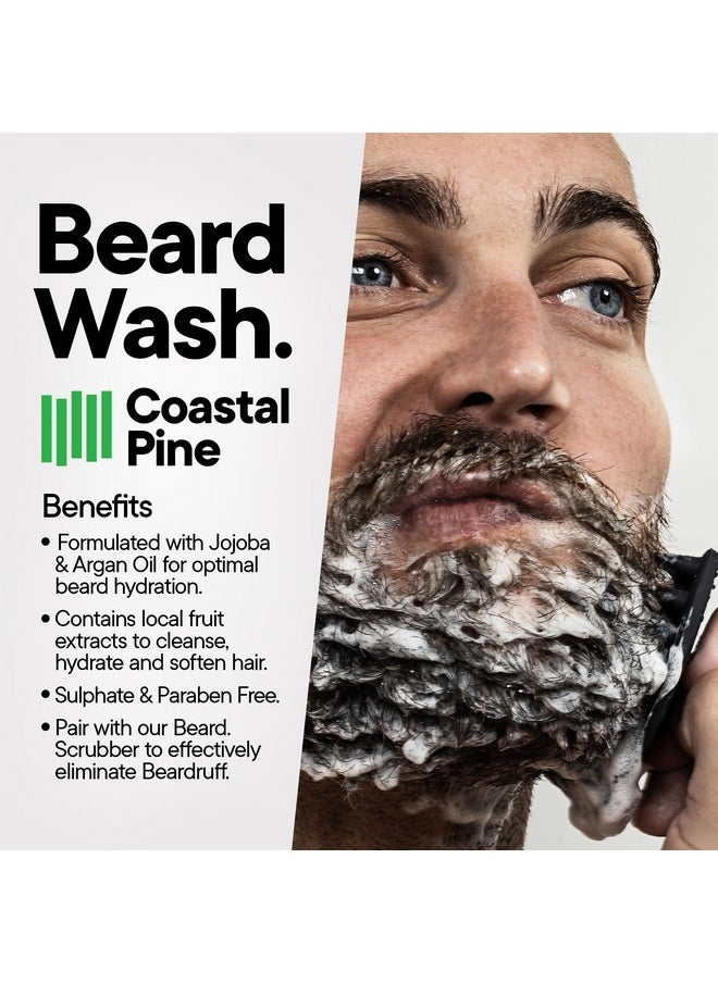 TOOLETRIES - - Hydrating Men’S Beard Wash - Coastal Pine Scent - Sulfate & Paraben Free - Moisturising With Jojoba & Argan Oil - 5.1 Fl Oz (150Ml) - Image 1
