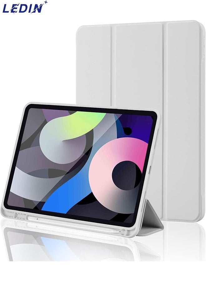 LEDIN IPad (A16) 11th Generation Case 11 Inch 2025, iPad 10th Generation Case 2022 10.9 Inch with Pencil Holder, Soft TPU Back Slim Smart Protective Trifold Stand Cover, Auto Wake/Sleep - Image 1