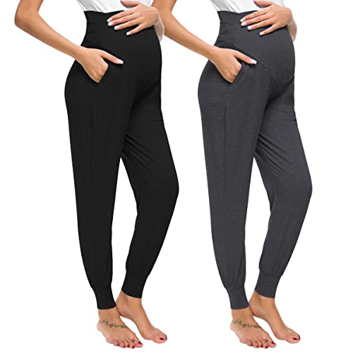 Liu & Qu Maternity Women's Casual Pants Stretchy Comfortable Lounge Pants - Image 1