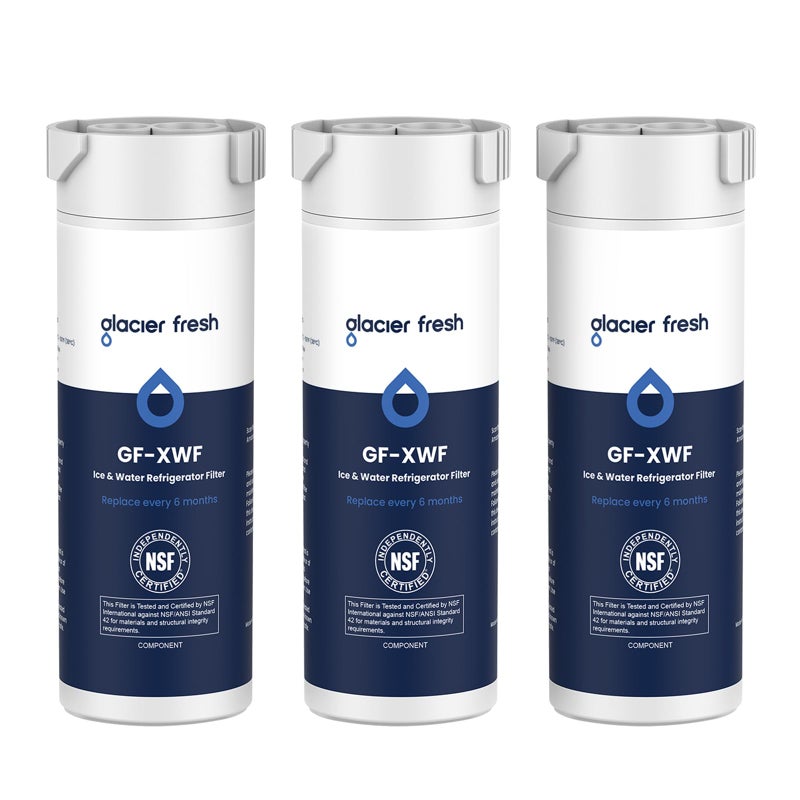 GLACIER FRESH XWF Replacement for GE XWF Refrigerator Water Filter Pack of 3 Not XWFE - Image 2