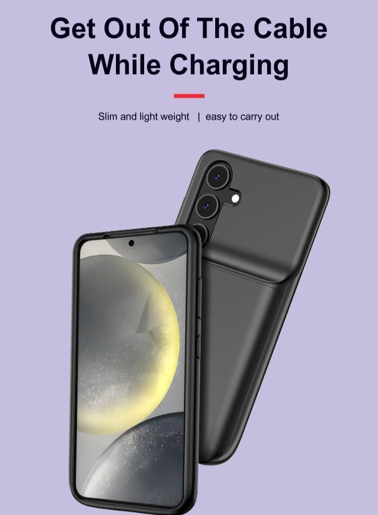 general Power case Compatible with Samsung Galaxy S24 5G (6.2") 2024 Battery charger Cases Charging cover power Bank shockproof For Galaxy S24 - Image 5