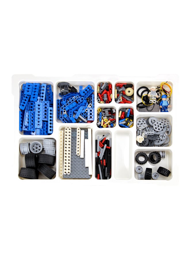Children's Small Particle Building Blocks Compatible With Lego 9686 Mechanical Building Blocks Suit Varieble Engineering Science, Education And Technology Parts PE-Color:9686 (with Motor, Battery Box, Storage Box) Plus Instructions  - Image 1